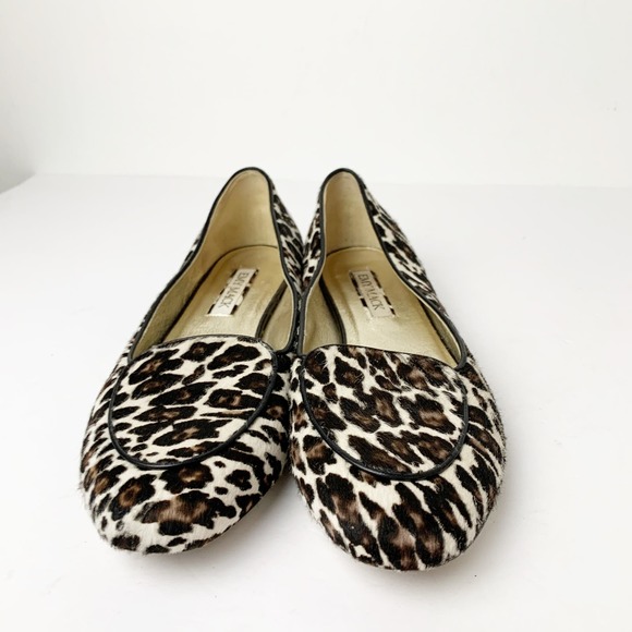 EMY MACK Leopard Print Motif Flats Round Toe SZ 7 - Picture 4 of 8